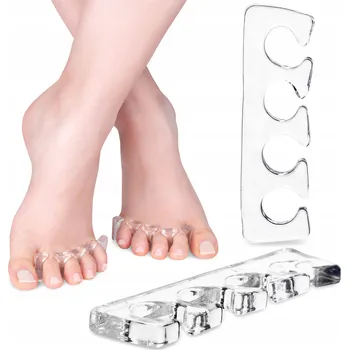 Oddělovač prstů na nohy pro den i noc Sulpo, univerzální velikost, bezbarvý, 2 ks