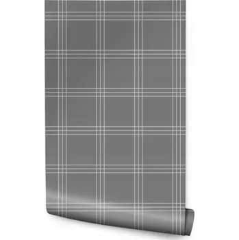 Fototapeta Tapeta Mřížka v Odstínech Šedé /258208980