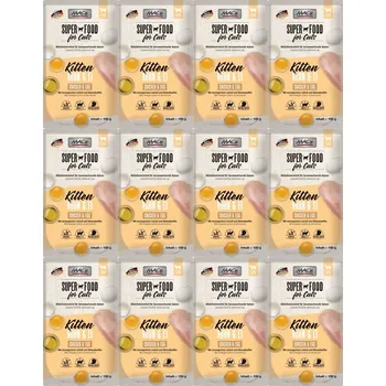 Krmivo pro kočku MAC's Cat kapsička Kitten Kuře Vejce 12 kapsiček 100 g
