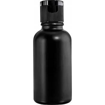 Láhev Skleněná láhev 100 ml černá s uzávěrem flip top C