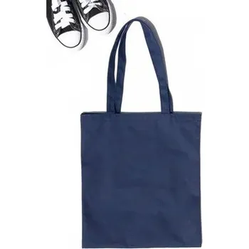 Dámská plátěná nákupní ramenní ekologická taška | módní tašky - Námořnická modrá