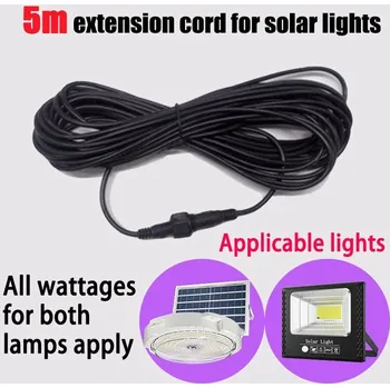 Venkovní osvětlení Solární prodlužovací kabel pro venkovní osvětlení 5m