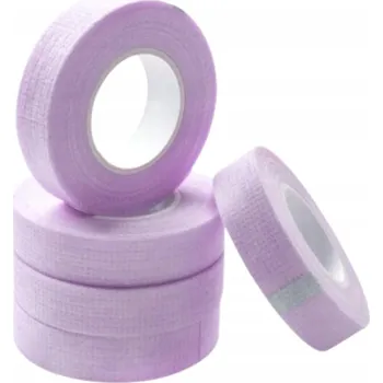 Páska na řasy Perforovaná Fialová Premium Lashes 1,2 cm x 9 m - sada 5 ks