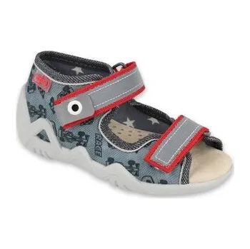 Chlapecké bačkory 350P009 18 - chlapecké sandálky F1, kožená stélka 350P009_22