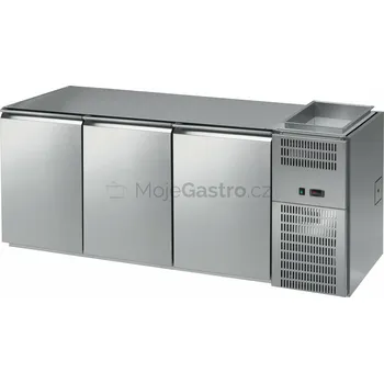OEM Stůl chladící barový REGD - 330E (3 sekce/délka 2150 mm) s chlazenou vanou na nápoje
