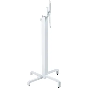 Zahradní stůl Nardi Bílá hliníková stolová sklápěcí podnož Ibisco 107 cm