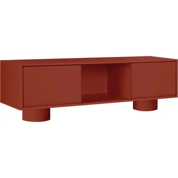 Televizní stolek noo.ma Červený TV stolek Taro 160 x 42 cm