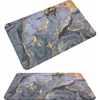 Koupelnová předložka Rychleschnoucí koupelnová předložka / koupelnový koberec vzhled mramoru 50x80 cm