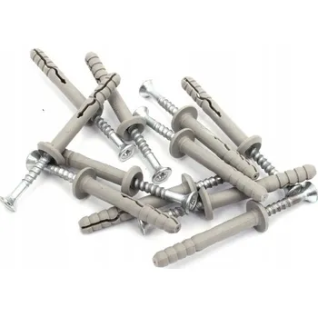 Hmoždinka Hmoždinky pro rychlou montáž, rozpěrné hmoždinky pro rychlou montáž 6x40 100 KS s límcem