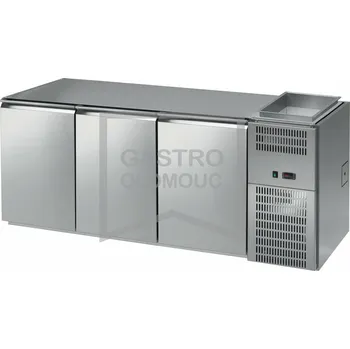 OEM Stůl chladící barový REGD - 330E (3 sekce/délka 2150 mm) s chlazenou vanou na nápoje Varianta: Stůl chladící barový REGD - 330E (3 sekce/délka 2150 mm) s chlazenou vanou na nápoje