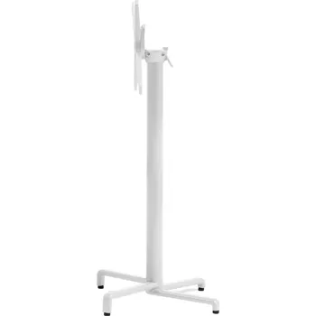 Zahradní stůl Nardi Bílá hliníková stolová sklápěcí podnož Scudo 107 cm