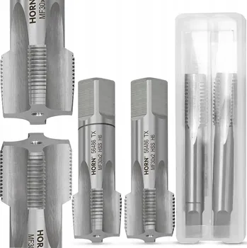 Závitořezný nástroj Závitník ruční M30, M30x2 mm, 2 ks, DIN-2181/2P