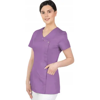 Dámské sako 38 DÁMSKÝ ZDRAVOTNICKÝ KABÁTEK KOSMETICKÝ PLÁŠŤ 363B NA PATENTKY