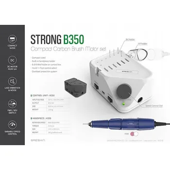 Bruska na nehty Saeshin Strong B350/H350 50W Bruska na nehty
