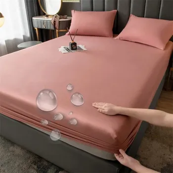 Chránič matrace Ochranný potah na matraci | voděodolné prostěradlo na postel - barva obrázku-2,180x200x30cm 1ks