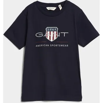 Dívčí tričko TRIČKO GANT ARCHIVE SHIELD SS T-SHIRT EVENING BLUE
