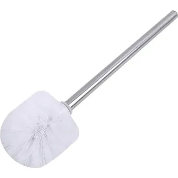 WC štětka Toaletní kartáč s nerezovým držákem | wc kartáč - Bílý