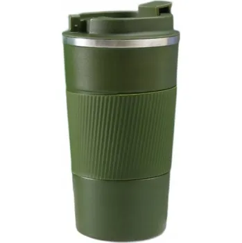 KUBEK TERMICZNY NA KAWĘ S NÁUSTKEM NA ČAJ DO AUTA, PROTISKLUZOVÝ
