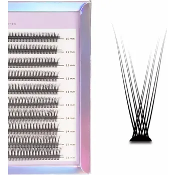 Péče o řasy a obočí MasterBox V-lashes Delight trsy řas pro líčení B