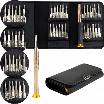 Šroubovák Sada PRECISION ŠROUBOVÁKŮ Šroubovák 25ks BITY RUKOJEŤ + pouzdro do Kapsy