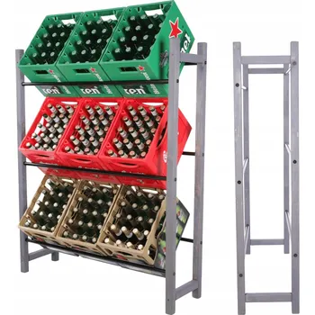 Dílenský regál Dřevěný skladový regál Wamar-Sosenka 137,6 x 111,5 x 32 cm, nosnost až 100 kg na polici