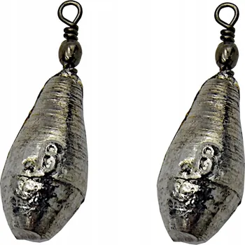 Olovo ZÁVAŽÍ SLZA S OBRATLÍKEM OLIVA 6 g x 2 ks