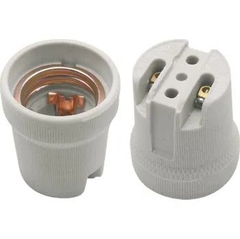 Objímka na žárovku KERAMICKÁ PORCELÁNOVÁ OBJÍMKA PRO ŽÁROVKY E27 x10