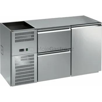 Stůl barový REGS 212N 2sekce linie 700 (bez chl.vany)