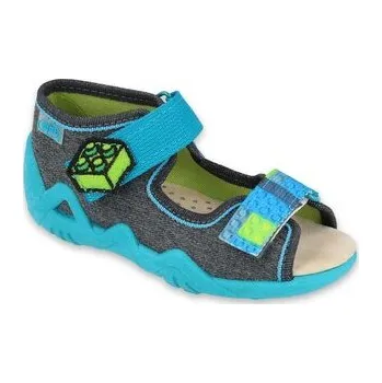 Chlapecké bačkory 350P006 18 - chlapecké sandálky Befado, kožená stélka 350P006_20