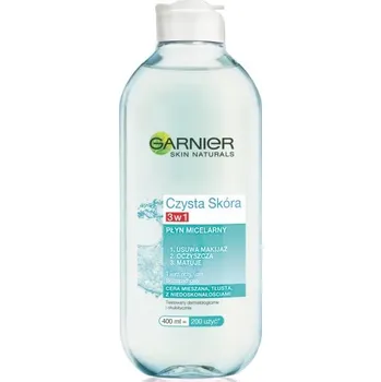 Garnier, Micelárna voda 3 v 1 Pure Skin 400 ml