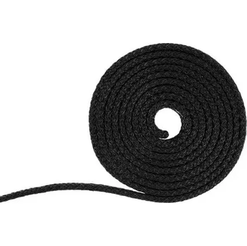Provaz polypropylenový, šňůra 8mm, černý , galanterie, metráž