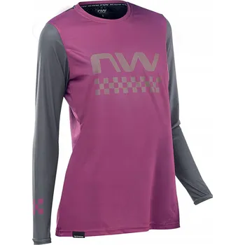 cyklistický dres Cyklistický teplákovka Northwave Edge Wmn Jersey vel L longsleeve MTB ENDURO