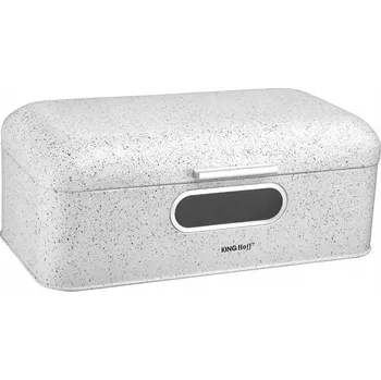 chlebník Chlebník jednodílný Kinghoff bílý kovový