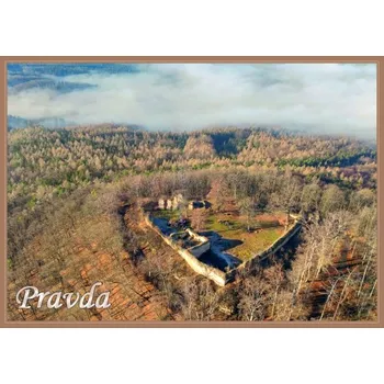 zřícenina hradu Pravda