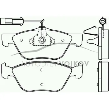 Brzdová destička Brzdové destičky přední Alfa Romeo GT 1.9 16V JTD