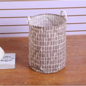 Koš na prádlo Koš na prádlo a hračky s uchy | Úložný prostor - káva S