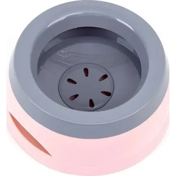 Miska pro psa Miska pro psy a kočky proti rozlití - růžový,18,9 x 15,3 x 8 cm