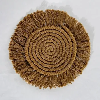 prostírání Bavlněné prostírání na stůl | podložky pod misky |moderní dekorace 2 ks - 2 ks kávy