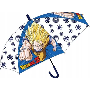 DRAGON BALL Z DĚTSKÝ AUTOMATICKÝ DEŠTNÍK modrý D099Ł