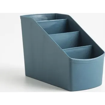 Úložný box Velký stolní pořadač na tužky | stolní organizér, úložný box - modrý