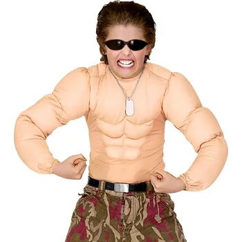 Karnevalový kostým Tričko svaly dětské Velikost: 11/13 let - 158cm