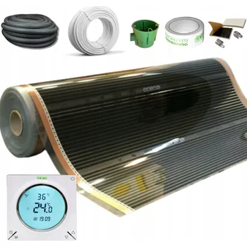 Topná rohož Sada 16 m2 - topná fólie 220W/m2 (16 m x 100 cm)