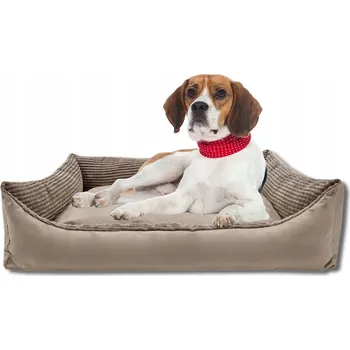 Pelíšek pro psa Pelíšek pro psa velká pohovka kotec 100x70 - ŠTRUKKS BÉŽOVÁ