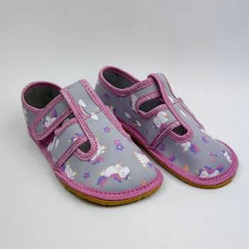 Dívčí bačkory KTR DUHOVÝ JEDNOROŽEC - PŘEZŮVKY Velikost: 30