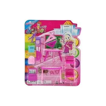 Panenka Zestaw mebli szkolnych 12el