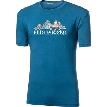 Pánské tričko AROMATIC "NEPAL" pánské triko s kávovou viskózou petrol XXL