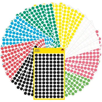 Samolepící etiketa Avery Zweckform 59994 Sada samolepicích koleček Ø 8 mm, 3328 ks, 8 barev