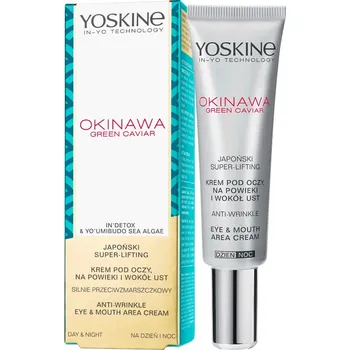 Pleťový krém Yoskine, Okinawa Green Caviar očný krém na očné viečka a okolie úst 15ml