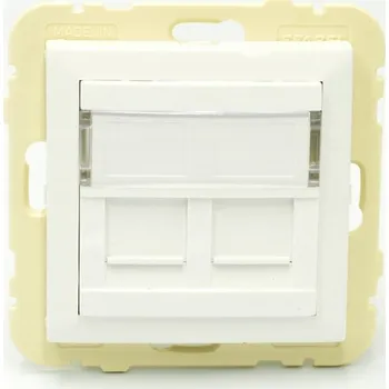 Elektrická zásuvka EFAPEL ELEMENT ZÁSUVKA TEL/KOMP BÍLÁ 90442 SBR