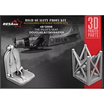 Plastikový model RESARM 1/48 Douglas A-1 Skyraider Pilot's seat